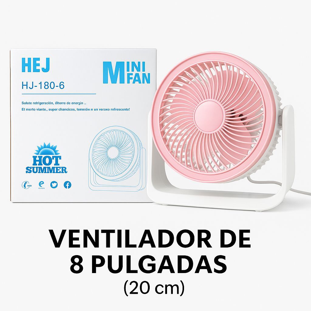 VENTILADOR DE 8 PULGADAS (20CM)